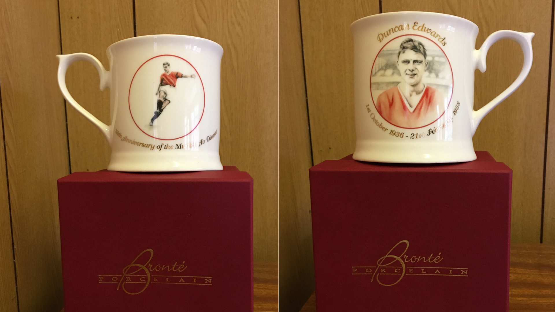 DUNCAN'S COUSIN PRESENTS MUG TO ARCHIVE COLLECTION